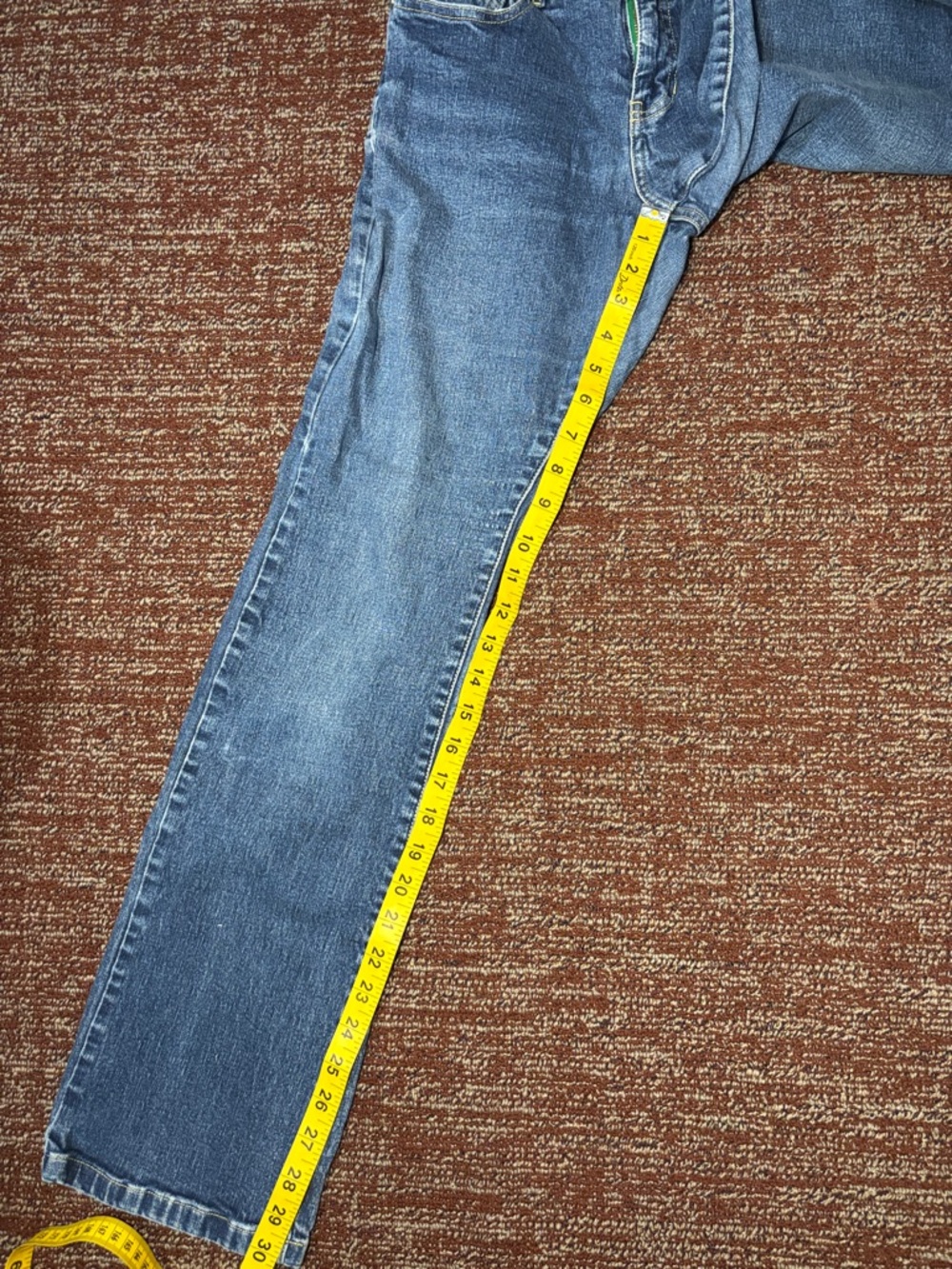 Vintage Y2K Tommy Hilfiger medium wash stretch bootcut jeans Womens 7/32 - Picture 13 of 15